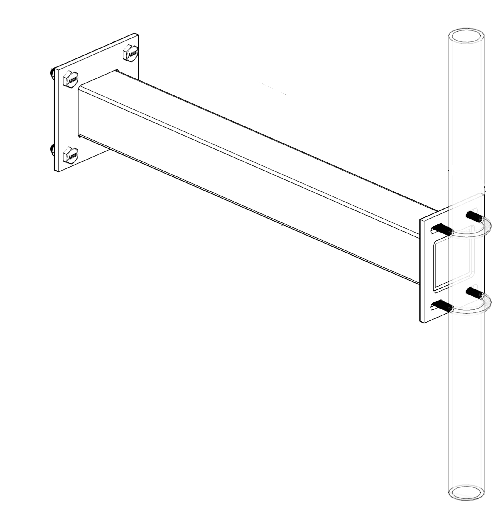 Tubular Mount Stand Off 36
